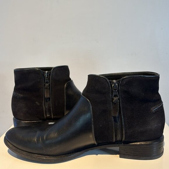 Rag & Bone Aston Suede Leather Short Ankle Biker Boot Size 9.5 - Picture 6 of 13